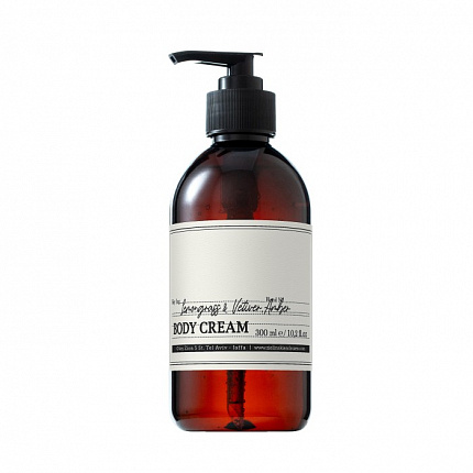 Крем для тела Lemongrass & Vetiver, Amber 300 мл