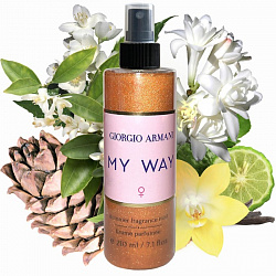Парфюмированный спрей для тела Giorgio Armani My Way (с шиммером)